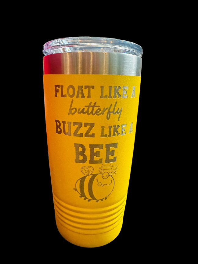 BUZZ  LIKE A BEE TUMBLER (YELLOW)