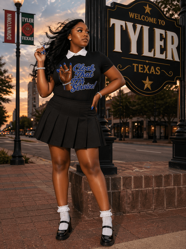 TTA Clock That Vinyl Tee (Black)