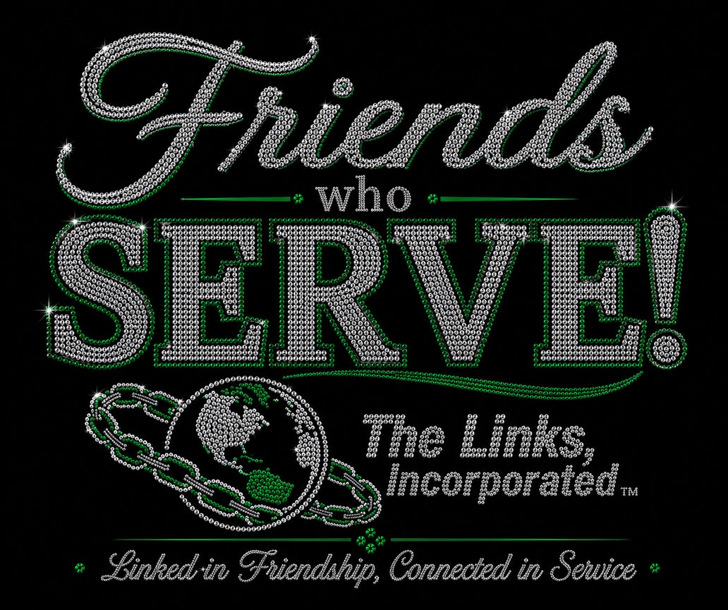 Links Friends who Serve Bling Tee