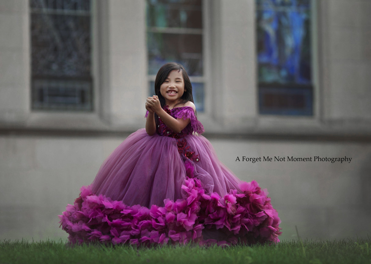 Calista Gown in Wine