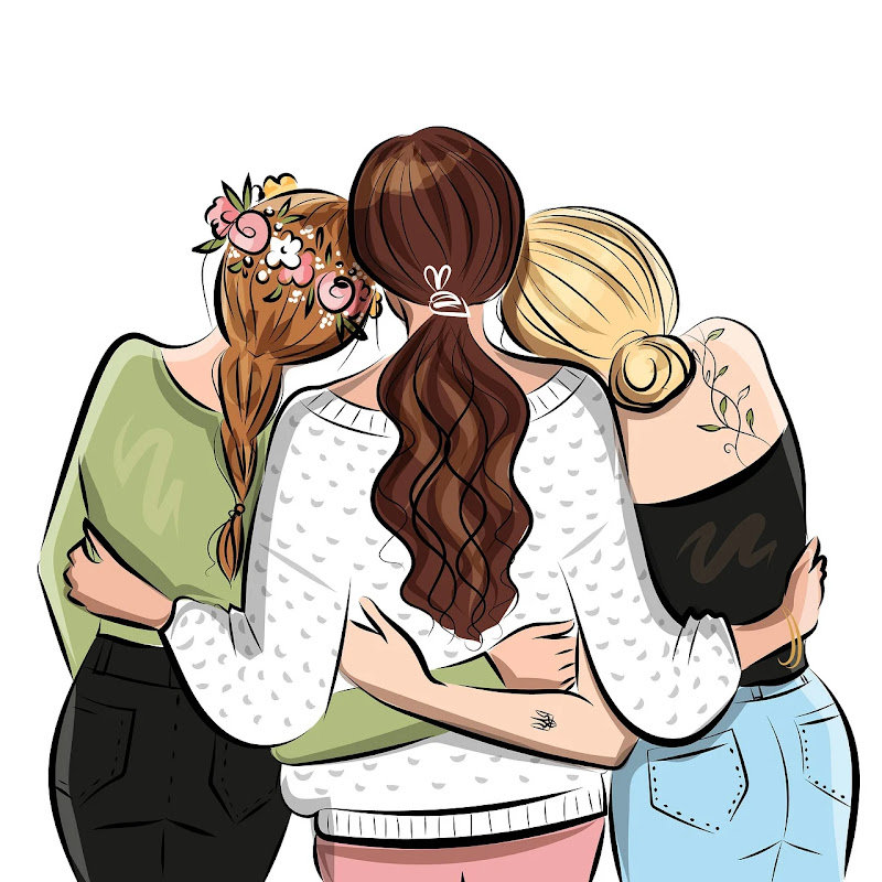 Three Women Hugging