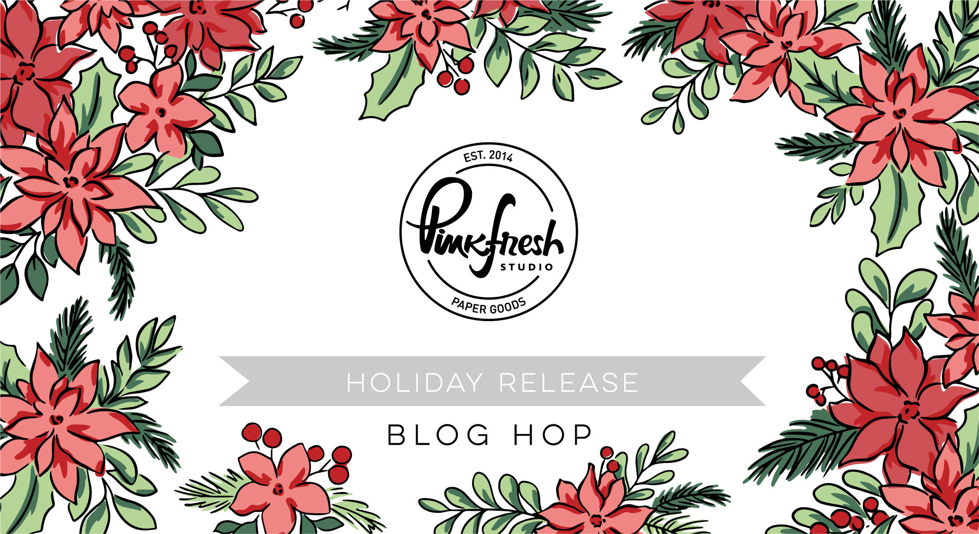 Pinkfresh Studio - Holiday Sparkle Glitter Cardstock
