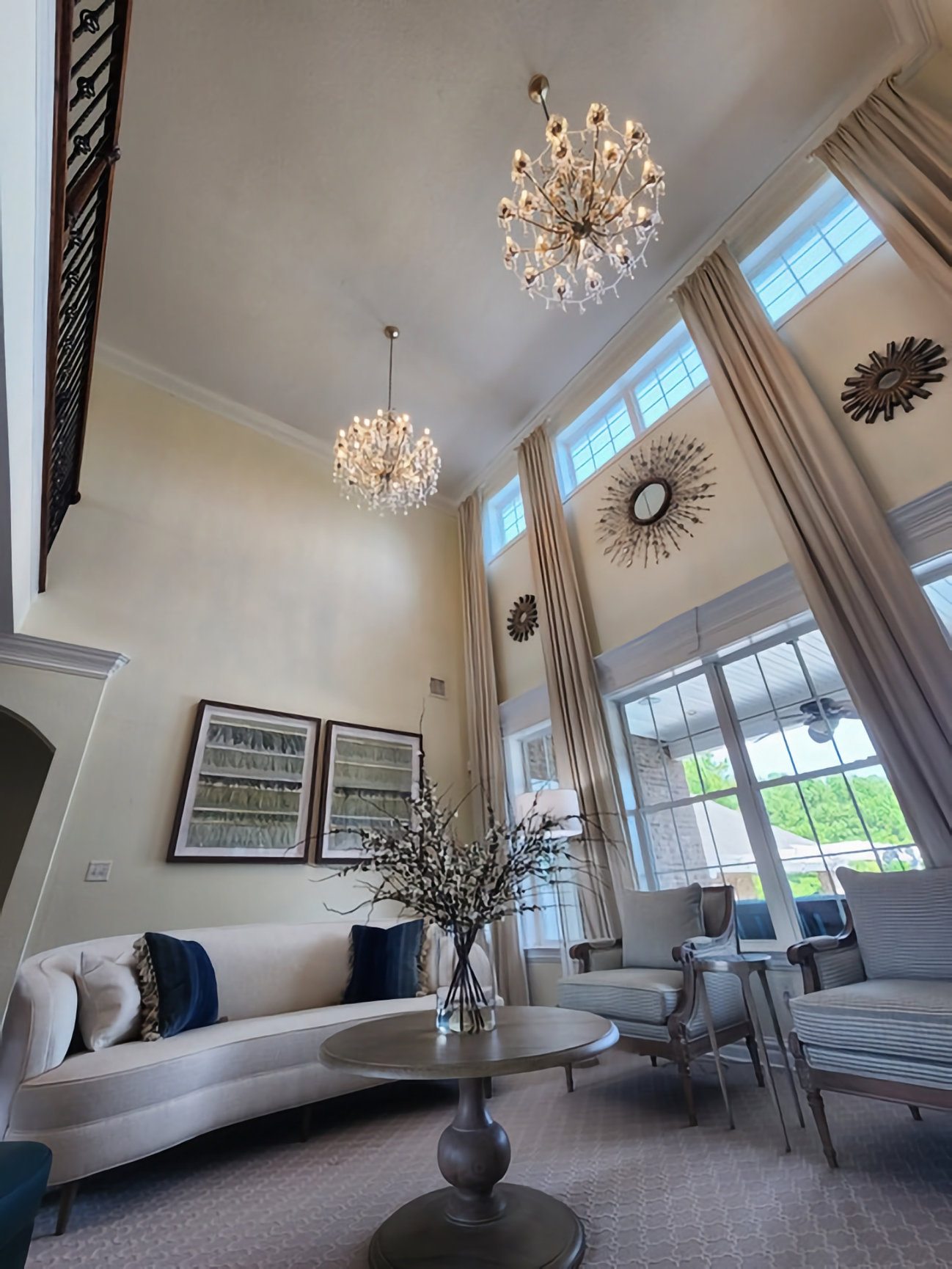 Elevating High Ceilings - Stevenson Vestal - Drapery Workroom ...