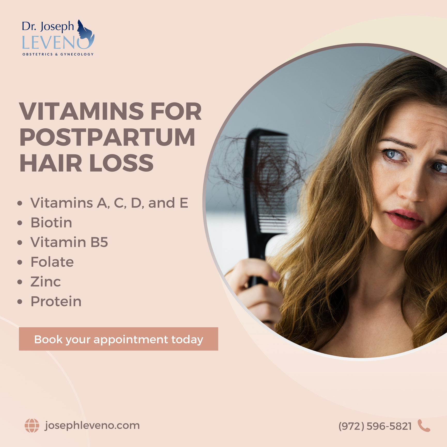 KEY VITAMINS FOR POSTPARTUM HAIR LOSS in Plano, Tx Dr. Joseph Leveno