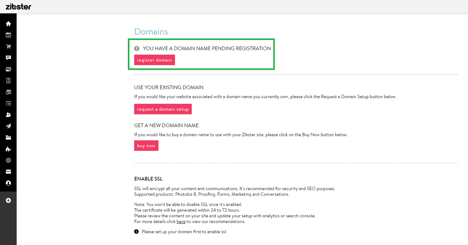 How Do I Register A Domain Name? - Zibster Knowledge Base