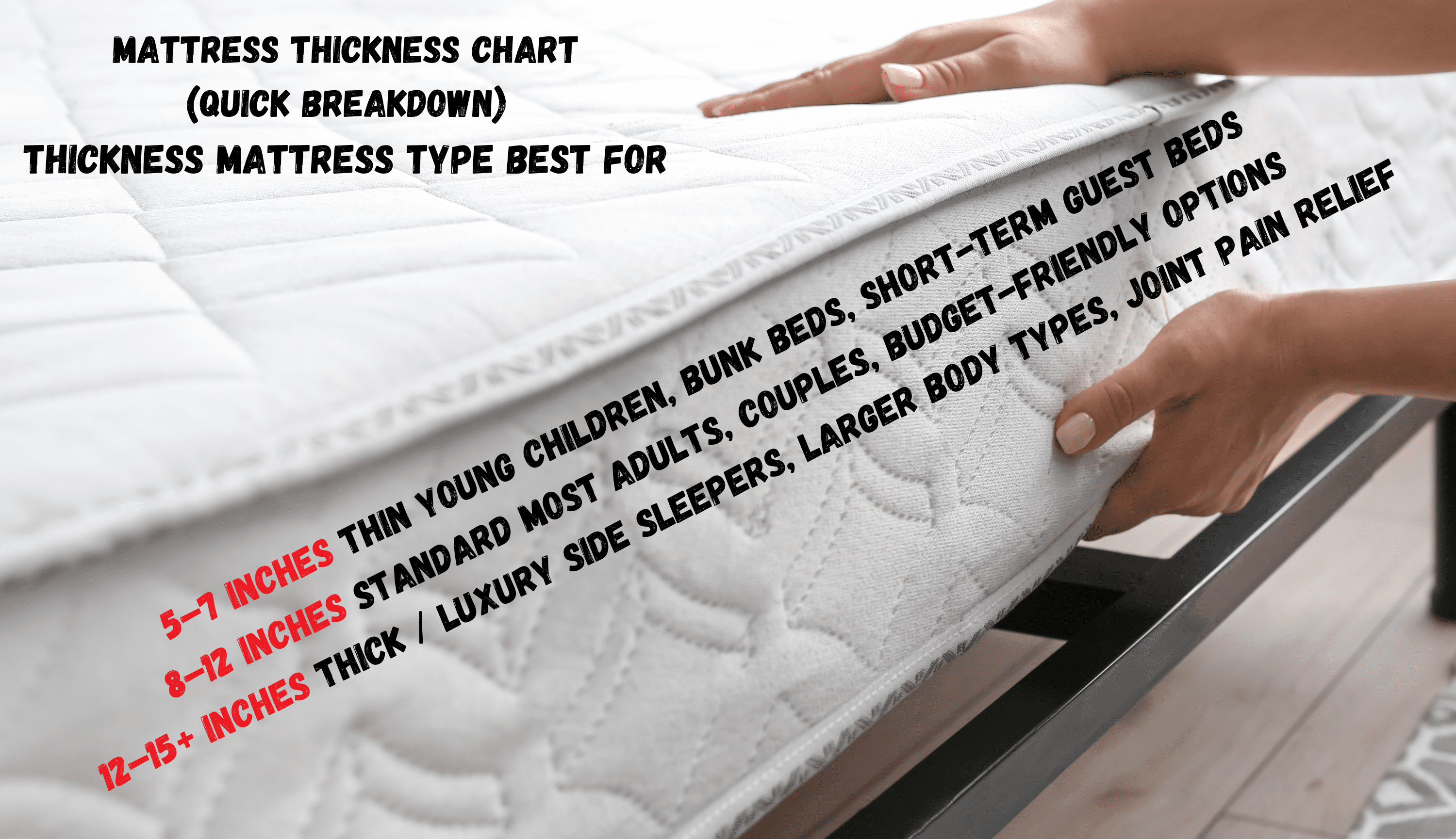 Mattress Thickness Guide Why Thickness Matters (and When Thin Just Won