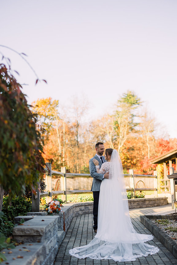 Fall Wedding at Wood Acres Farm in Connecticut
